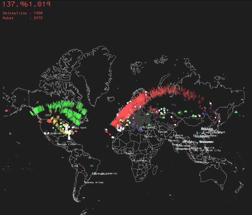 Map of the world